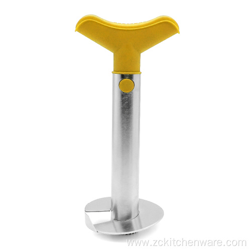 Manual Pineapple Core Remover With Yellow Handle